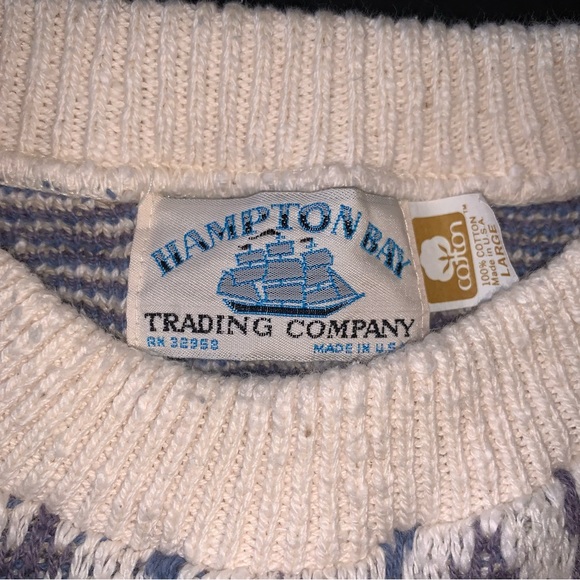 v i n t a g e :: Heavy Oversized Abstract Grandpa Knit Sweater - Picture 6 of 14